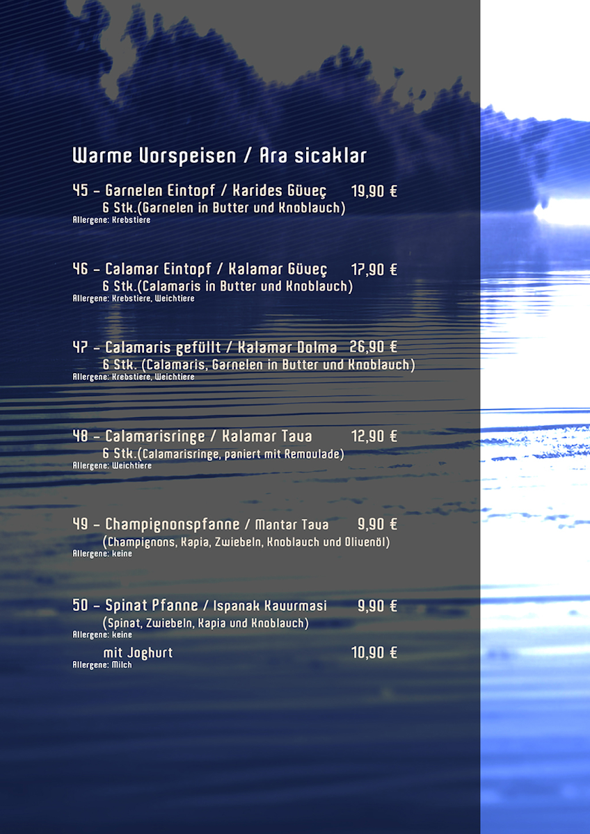 Menu Sandal Fisch Grill Haus-8